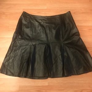 Genuine Leather Skirt